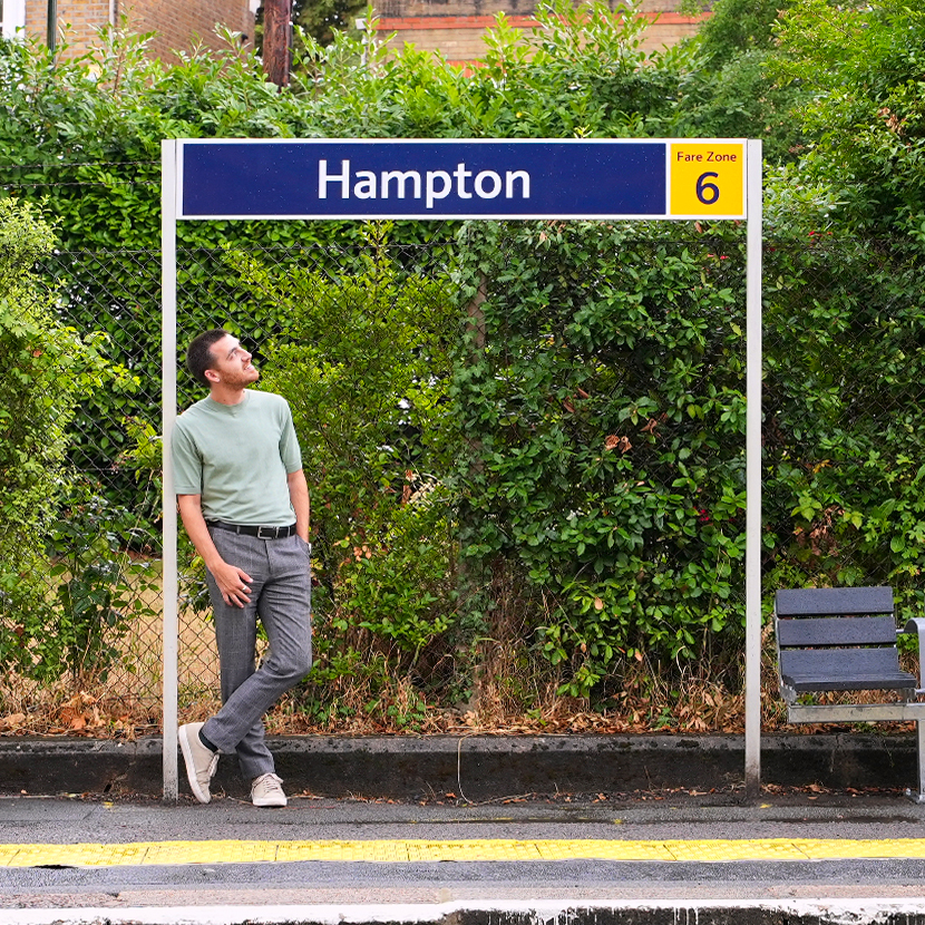 Hampton Station Platform Image
